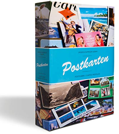 Leuchtturm 342620 Sammel-Album -Postkarten-Album für 200 Postkarten - 50 festeingebundene Hüllen