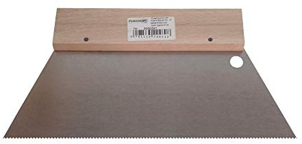 Fugodicht Leim Klebstoff Zahnspachtel Bodenleger Normalstahl A1 0.6x1.4mm gezahnt 250mm
