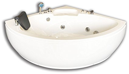 Whirlpool Corner Bath 135 x 135 cm, HOT Bath TUB Taps spa Dubai New Model Luxury