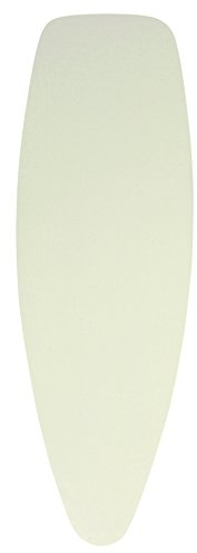 Brabantia 2mm Built-in-Foam Ironing Board Cover (D Board/Ecru) Heat-Resistant, Non-Slip, Cord Fastener