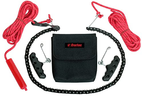 Darlac Pocket Chainsaw – Bi-Directional Hand Chainsaw Made with High Carbon Steel – Lightweight and Easily Portable