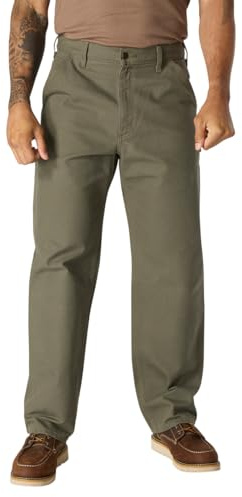 Carhartt Men's Washed Duck Work Dungaree Utility Pant B11,Moss,38 x 34