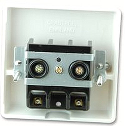 cuisinière con unité commutateurs et prises électriques, cuisinière con Unit, finition : Blanc moulé