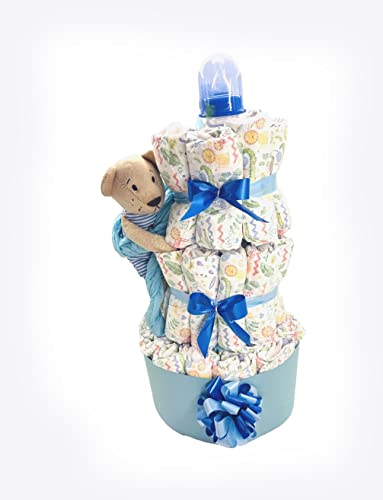 Windeltorte Junge | Klettermax | Das perfekte Geschenk zur Geburt & Taufe