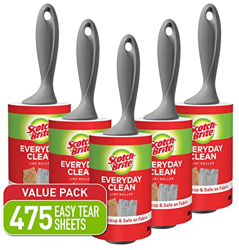 Scotch-Brite Lintbürste, 95 Blatt, 5 Stück, Polypropylen, Grey,white, Manuell