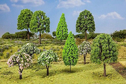 Faller FA 181526 10 Deciduous Trees Assorted Model Kit Various