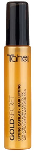 Tahe - Lifting Capilar Secret Gold para Cabellos Deshidratados Encrespados y Sin Brillo con Queratina Pura y Oro Líquido, 50 ml