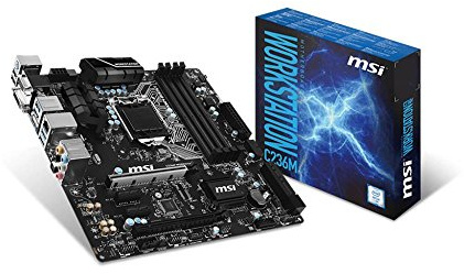 MSI C236M Workstation Carte mère Intel Micro ATX Socket 1151