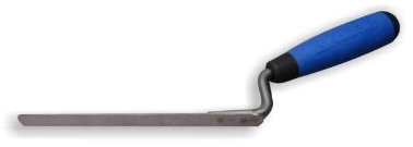 Premium Finger Joint Pointing Trowel 12mm, Stainless Steel, Rubber Handle (1113)