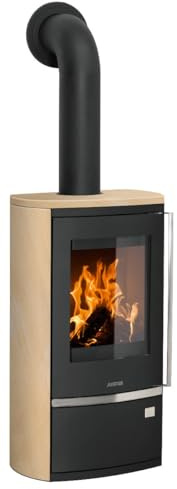 Justus Kaminofen Reno R schwarz Sandstein