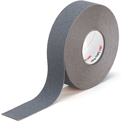 3M Safety-Walk Slip Resistant Resilient Medium Tape 300 Series, Grey, 102 mm x 18.3 m