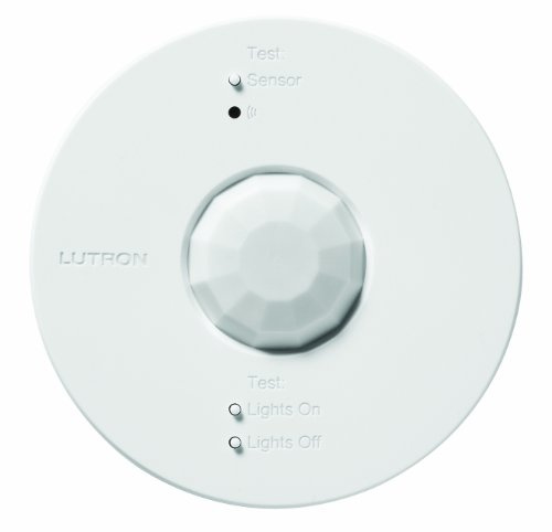 Lutron LRF2-OCRB-P-WH Radio Powr Savr Wireless Ceiling-Mounted Occupancy/Vacancy Sensor, White