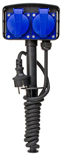 Kopp 145305017 Erdspieß mit Doppelsteckdose