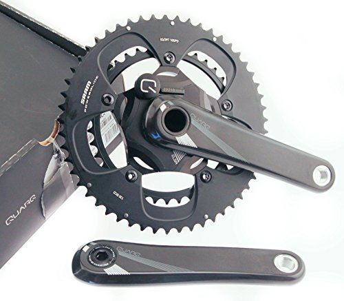 Quarq Elsa 10R Road Power Meter 53-39T GXP Crank Set - Black, 16.5 cm