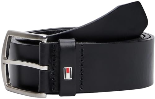 Tommy Hilfiger Men's New Denton Belt 4.0 E367863162 Belt, Black, 90