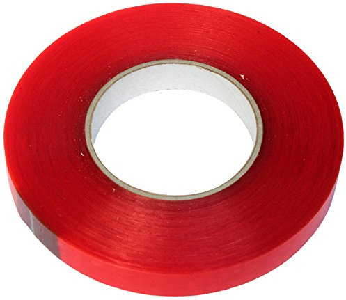 BONUS Eurotech 2BL44.15.0019/050A# dubbelsidigt tejp, akryllim (lösningsmedel), klar polyester, längd 50 m x bredd 19 mm x total tjocklek 0,20 mm