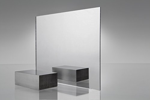 CrestGlass 3mm Two Way/See-Thru Mirror Acrylic Sheet 15 SIZES TO CHOOSE (200mm x 200mm)