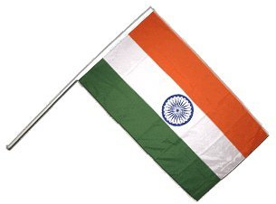 Digni Drapeau Inde sur hampe - 60 x 90 cm