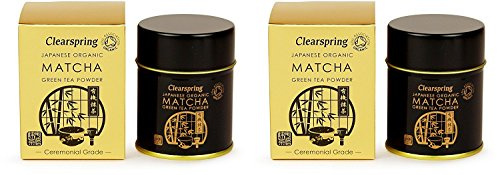 (2 Pack - Clearspring - Org Matcha Green tea (tin | 30g | 2 PACK BUNDLE