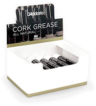 D'Addario Woodwinds DCRKGR12 All Natural Cork Grease (Pack of 12 Tubes)