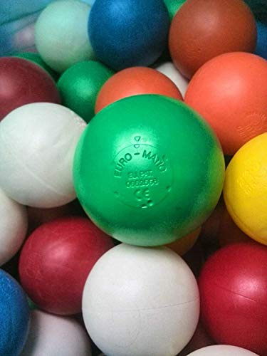Euromatic Euro-Matic Spielbälle 500 Stück 60mm - 6cm Bälle für Kinder Bällebad Babybälle Plastikbälle ohne gefähliche Weichmacher -TÜV Zertifiziert