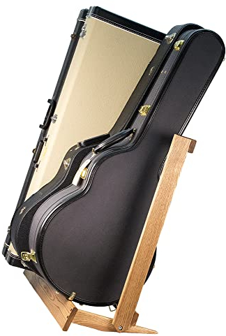 String Swing - Faltbarer Gitarrenkoffer Ständer für E-Gitarren und Akustikgitarren - Hartes Eschenholz