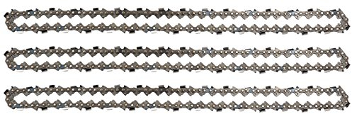 3 tallox Sägeketten .325 1,5 mm 64 TG 38 cm Schwert Vollmeißel kompatibel mit DOLMAR HUSQVARNA Makita und andere