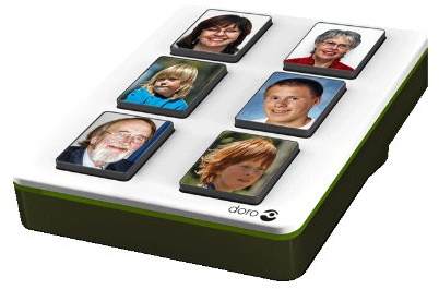 Doro MemoryPlus 309dp, Direktwahl durch Fototasten passend für sämtl. Schnurgebundene Telefone, weiß