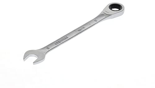 GEDORE Open-ended spanner with ring ratchet, AF 30 mm, Flat, Bi-hex, UD profile, Spanner, 7 R 30
