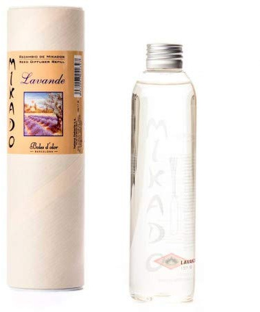 Mikado Duftstäbchen, Lavendel, Nachfüllpack, 200 ml (mit gratis Schilfrohr)