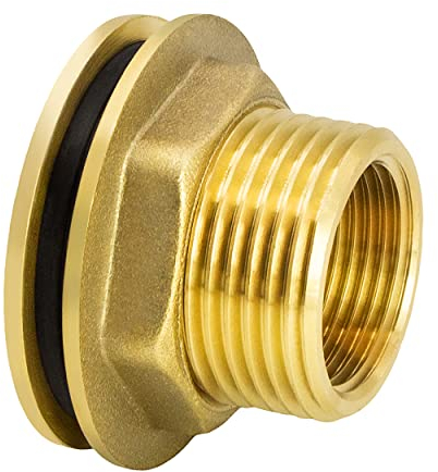 VARIOSAN Raccordo per Serbatoio e Barili d'acqua 11046, 3/4, in ottone, inclusa guarnizione