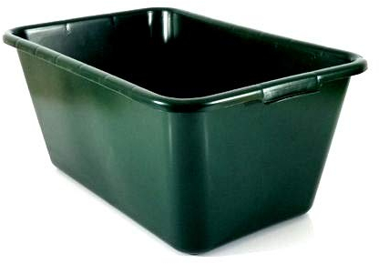 WKH-GMBH Wildwanne Kunststoffwanne Futterwanne Wassertrog 65 Liter Lebensmittelecht