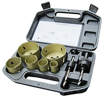 9-teiliges Bi-Metall-Lochsägen-Set.