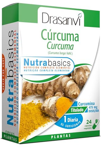 CURCUMA 24 CAPSULAS NUTRABASICOS DRASANVI