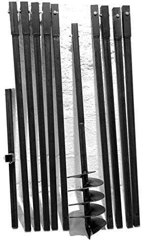 180/10 meter Erdbohrer Brunnenbohrer Handerdbohrer Erdlochbohrer Brunnenbau Pfahlbohrer brunnenbohrgerät