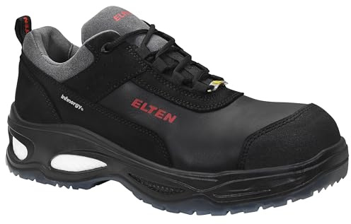 ELTEN MILES Low ESD S3 - robuster Herren-Sicherheitsschuh mit WELLMAXX | perfekte Dämpfung durch Infinergy-Kern (BASF) | Leder & Überkappe