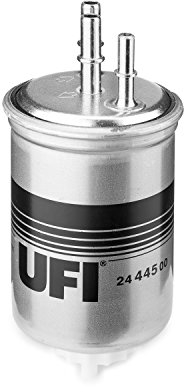 UFI Filters, Filtro Gasolio 24.445.00, Filtro Carburante per Ricambio, Adatto ad Auto, Applicabile su Diversi Modelli Ford, Hyundai, Jaguar, Kia e Ssangyong