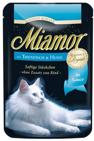Miamor | Ragout Royale mit Thunfisch & Huhn in Sauce | 22 x 100 g