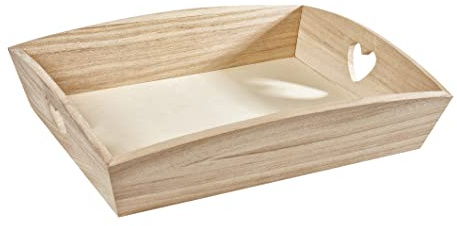 VBS Tablett Herz, Rohholz, ca.32,5x25x7cm