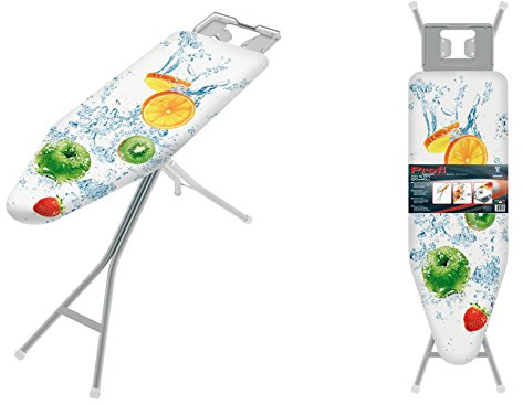 Colombo Profi Tavolo da Stiro, Acciaio, Grigio, 136x33x91 cm