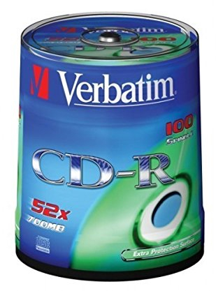 MediaRange CD-R 700 MB CD-Rohlinge, 52fach, 100 Stück