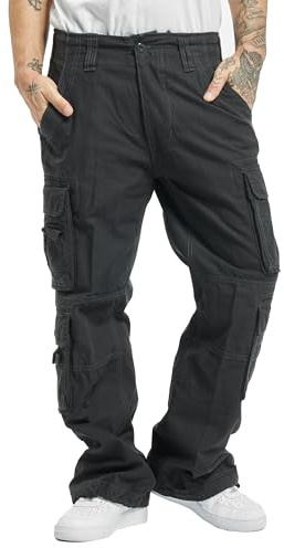 BRANDIT PURE VINTAGE TROUSER CARGOHOSE HOSE bis 7XL (Anthrazit) XL