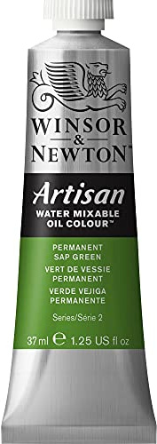 Artisan Water Mixable Oil Paint 37 ml Tube - Permanent Sap Green