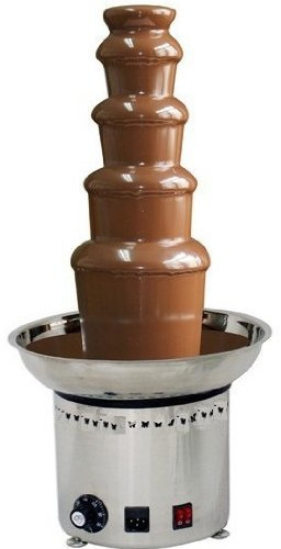 Fontaine à chocolat Gowe® à 5 étages - 68 cm de haut - Corps entier - En acier inoxydable de qualité supérieure