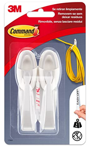 Command 17060 Gancio Porta Cavi, Bianco