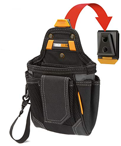 ToughBuilt - Multi Pocket Tool Bag - Heavy Duty, Deluxe Quality, Durable - Patented ClipTech Hub and Work Belt