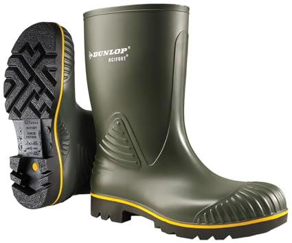 Dunlop Protective Footwear, B440631, Acifort Heavy Duty, Verde Scuro, Taglia 47 EU