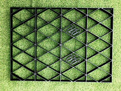 9x5 FEET GARDEN SHED BASE GRID KIT 2.77m x 1.7m (also suits 9x6 sheds) + HEAVY DUTY MEMBRANE - PLASTIC ECO PAVING BASE SLABS & USED FOR DRIVEWAY GRAVEL GRIDS