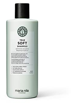 Maria Nila True Soft Shampoo, Für trockenes Haar, Arganöl spendet Feuchtigkeit und reduziert Frizz, 100% vegan, Sulfat & Parabenfrei 350ml