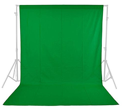 Phot-R 3mx3m Photo Studio Non-Woven Photo Studio Machine Washable Backdrop Background Chroma Key Green Screen Photography Video